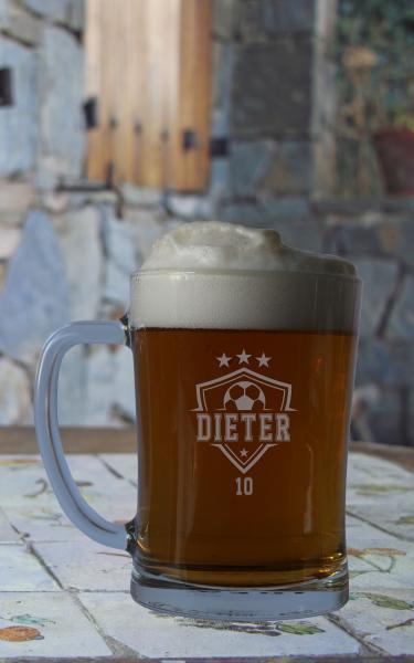 Bierkrug Fußball